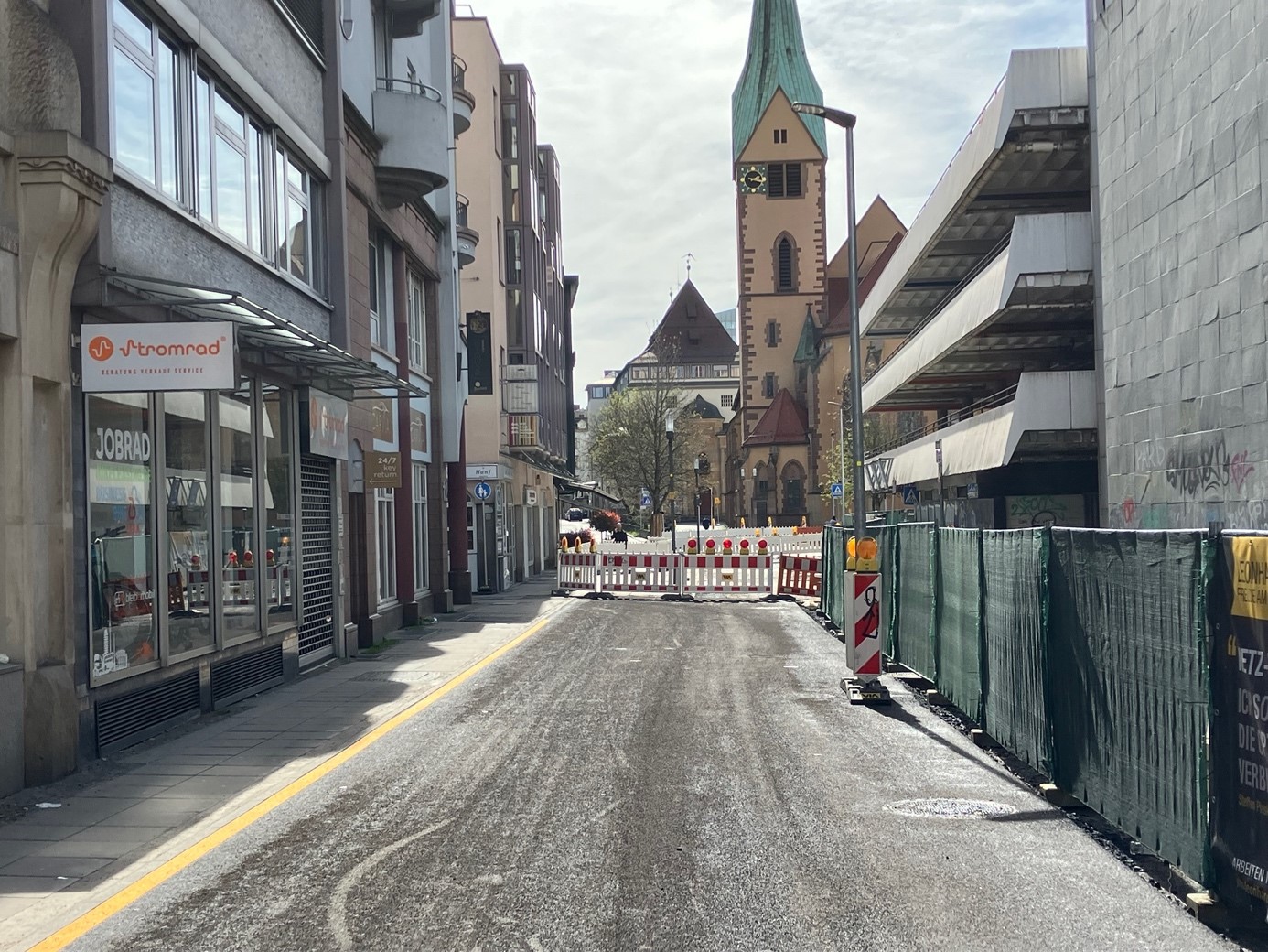 Baustelle Esslinger Straße